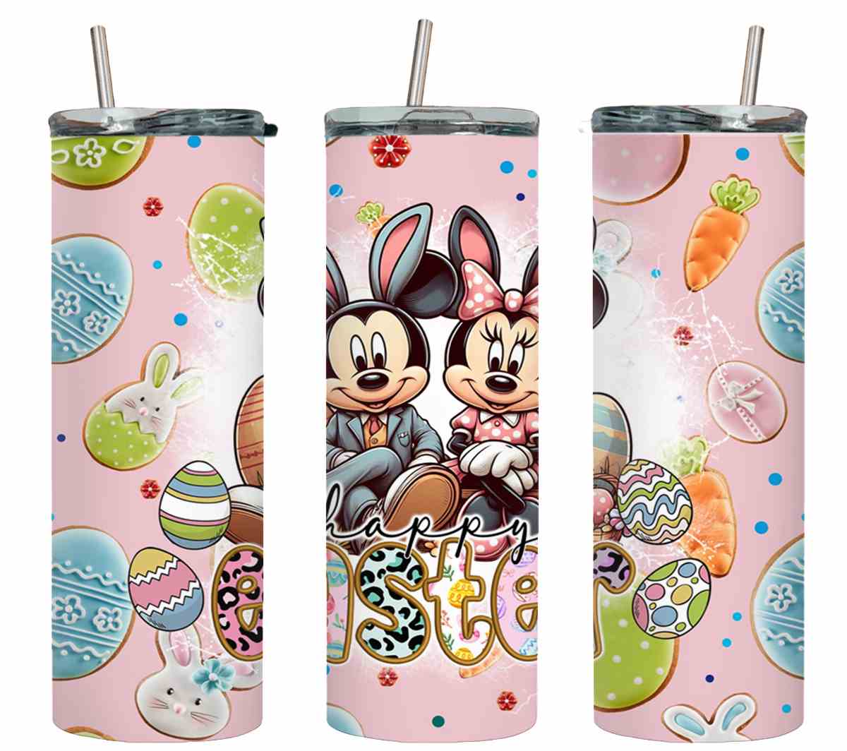 Happy Easter Mickey and Minnie-8963